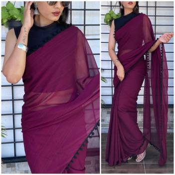 Elina By AT Fancy Georgette Saree Collection